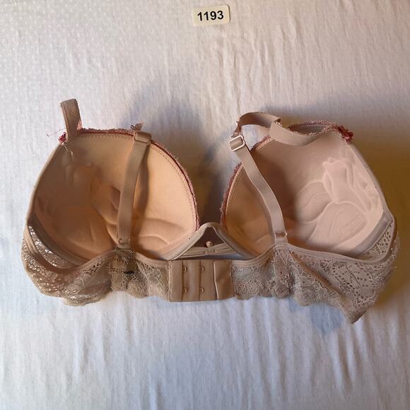 Duzani Women’s Wired Embroidered Bra size 34C, Nude Pink - Picture 5 of 8